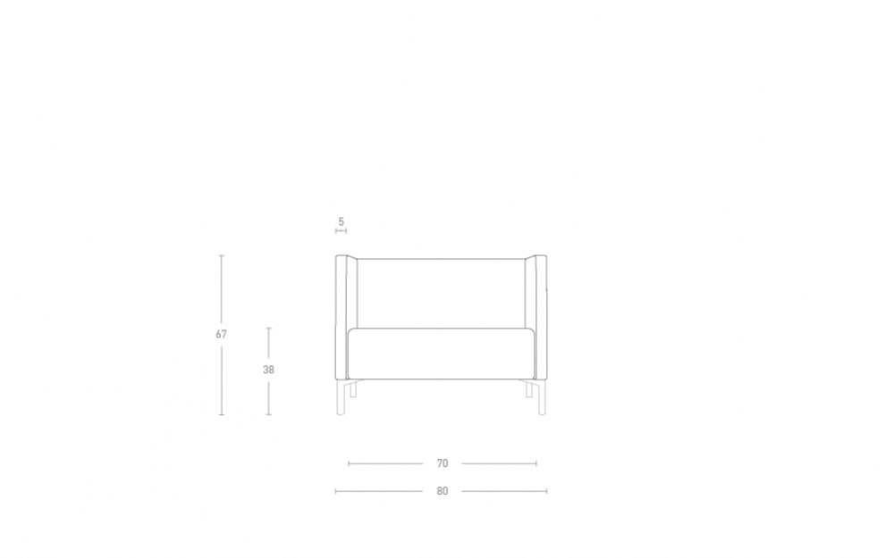 Dimensoes do produto poltrona slim